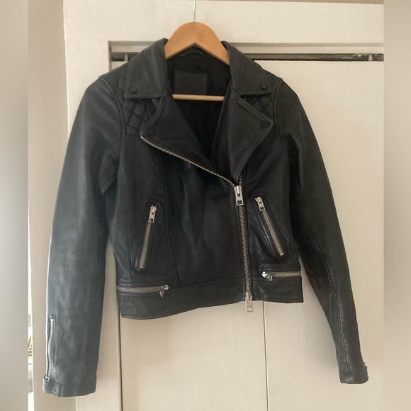 All Saints Jackets & Blazers - All Saints Conroy Leather Biker Jacket!